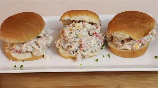 Master the art of chicken salad sliders with this recipe