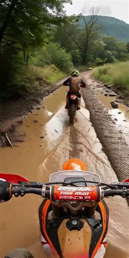 Mud Bike vs Nature | Extreme Motocross Adventure Challenge | #shorts