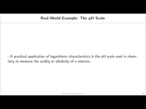 Characteristics of Logarithmic Functions
