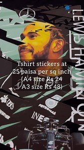 7K views · 50 comments | Custom Tshirt Stickers at just 25 paisa per sq inch | Bharti DTF | Facebook