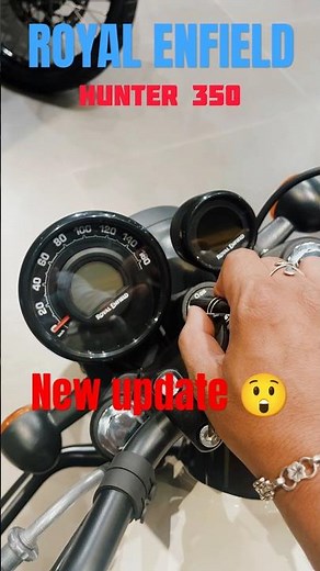 2025 Hunter 350 Instrument Cluster is Next-Level! #2025hunter350 #royalenfield #hunter350