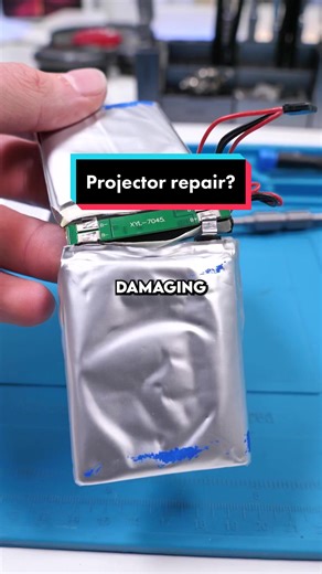 Projector Repair: Fixing Battery Issues in Portables