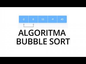 ALGORITMA BUBBLE SORT - DILENGKAPI TEORI DAN PRAKTEK