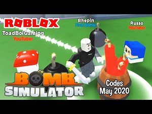 Roblox Bomb Simulator Codes May 2020