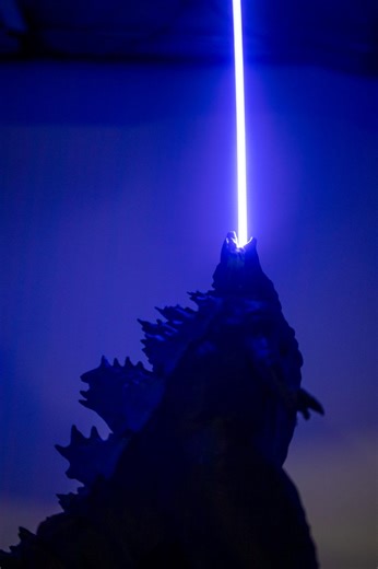 Godzilla Figure With LED Atomic Breath - Etsy Australia