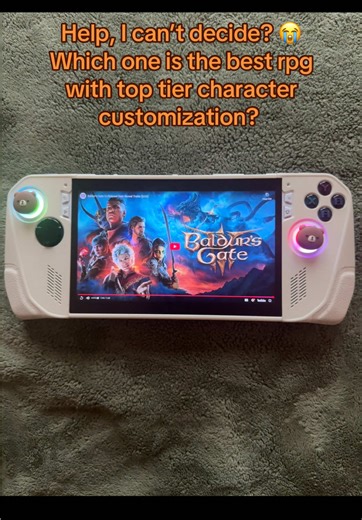 Which one has the best character customization? #bauldersgate3 #pcgaming #expedition33