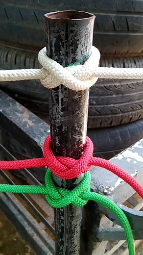 3 Useful Tips Of Rope Knot Tying. #ropeladderknot #lashingknot #climbingnet #essentialknots #knottying #tyingknots #fyp #dragonknot #constrictorknot #ropeknots | Millie