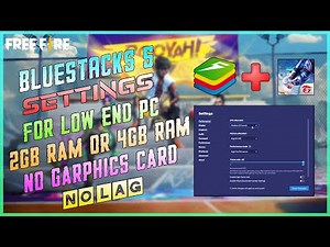 How To Fix Lag In Free Fire Bluestacks 5 - Bluestacks 5 Settings For 2GB OR 4GB Ram - No Lag 2021