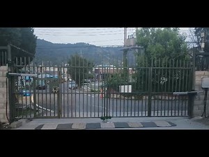 군부대 기존 폴딩게이트 보수하여 자동대문으로 개조