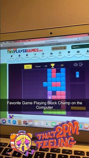 Favorite Game Playing Block Champ on the Computer
