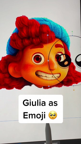 Giulia as Emoji 🥺 - iPad Drawing Tutorial