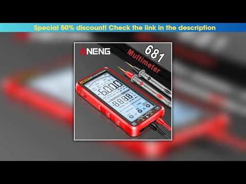 Review ANENG 681 Rechargable Digital Professional Multimeter Non-contact Voltage Tester AC/DC Volta