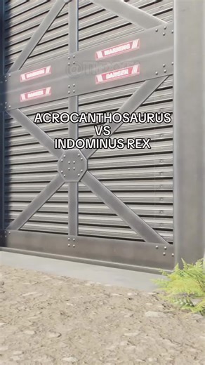 Acrocanthosaurus vs Indominus Rex in Jurassic World Evolution 2