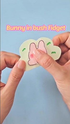Cute Fidget Clicker Toy DIY 🐰