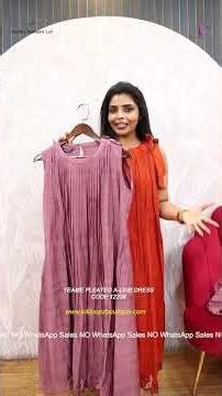 Yeame Pleated A-Line DressProduct Code :12236