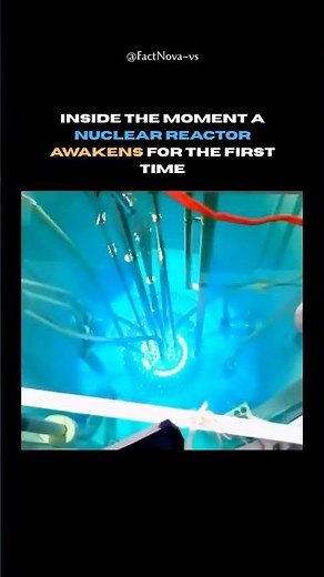 Cherenkov Radiation — The Blue Glow Inside Nuclear Reactors | #shorts