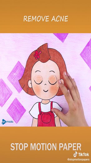 Effective Methods to Remove Acne with Stop Motion Paper Technique