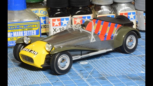 【模型製作】TAMIYA 1/24 LOTUS SUPER 7 SERIES II Full build