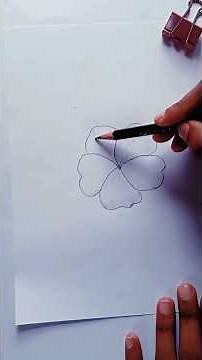 Beautiful Flower Pencil Sketch | Easy Flower Drawing Tutorial for Beginners