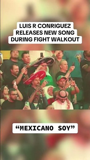 Luis R Conriquez Releases New Song During Canelo's Walkout - MEXICANO SOY