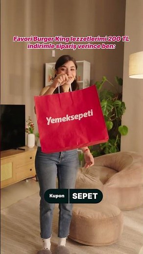 Yemeksepeti'nden SEPET kuponuyla Burger King siparişini 200 TL indirimle ver, keyfin yerine gelsin!💖