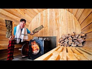 Firing up the Off Grid Sauna Finally! (How Hot Can it Get?) - Part 4