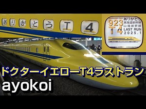 The last run of "Doctor Yellow" 923 (Set T4)