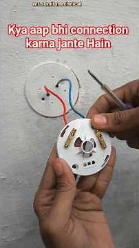 connection ceiling rose sealing roj ke connection