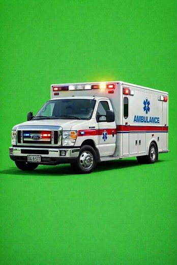 Ambulance Siren Sound Effect (Green Screen) 🚑 Real Emergency SFX