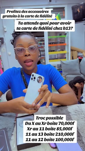 Obtenez des iPhones avec accessoires gratuits chez B13