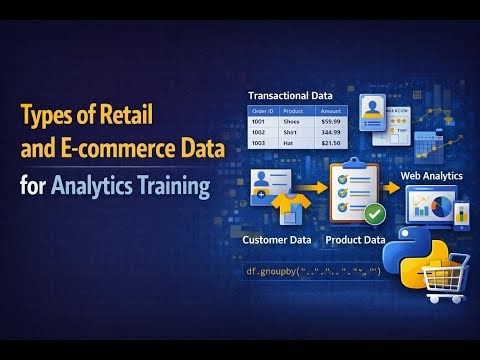 Types of Retail and E-commerce Data for Analytics Training