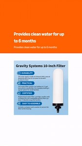 2 Pack 7'' ceramic water filter Candle with Activated Carbon