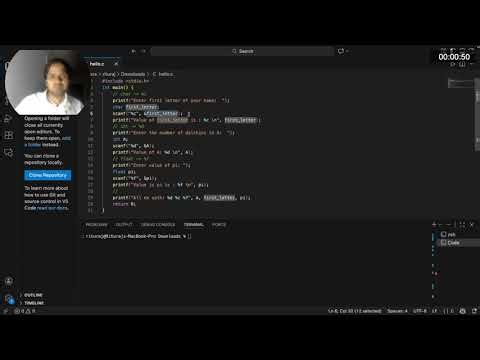 C में input लेने के लिए scanf और output दिखाने के लिए printf कैसे काम करते हैं