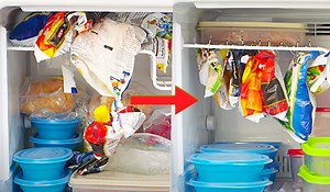 How To Organize The Freezer Using Binder Clips