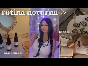 night routine: beauty care and habits for a good night's sleep ☁️🌙