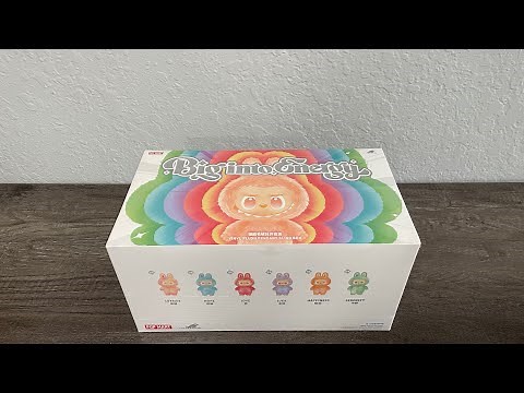 Pop Mart Unboxing Full Box Set Of Big Into Energy The Monsters Labubu