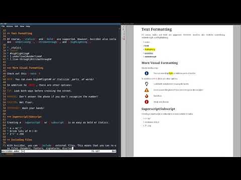 Markdown vs AsciiDoc
