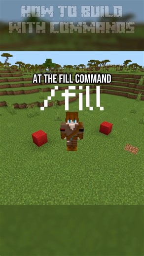 The Power of The ‘/fill’ Command | #commands #commandstutorial #minecraftbedrock