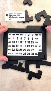 Today Im solving the Calendar Puzzle from the most liked comment. #puzzlesolving #puzzles #puzzlechallenge #puzzle #puzzlegame | Puzzle Master Inc.