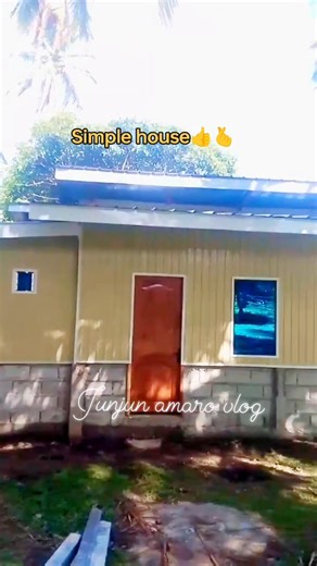 Simple house.,cladding design #simplehouseplan #fblifestyle | Junjun Amaro Vlog