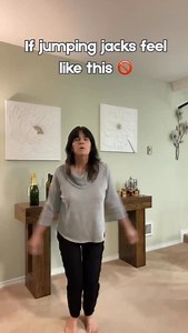 1K views | Jumping jacks are great… until your knees, boobs, or dignity say otherwise.  If they feel like too much, try Step Jacks instead. Same movement pattern, way less impact.  Save this ✔ Comment SWAP for more beginner-friendly alternatives. #beginnerfitness #fitnessover50 #lowimpactworkout #homeworkoutideas #nojumpworkout #stepjacks #workoutmodifications #smallstepsbigresults #genxfitness | Kathi Collins | Facebook