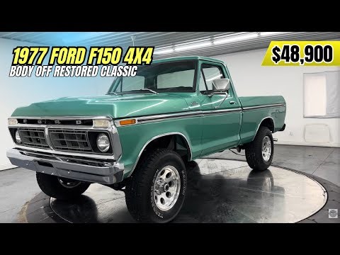 1977 Ford F150 4x4 | Body Off Restored Classic Truck | $48,900
