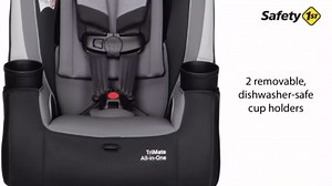 Safety 1st Convertible Car Seat, Convert from Rear to Forward Facing and Belt-Positioning Booster, High Street, From Birth to Age 10, TriMate