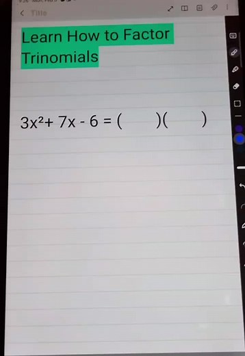 Factoring Trinomial #mathtutorial #mathtutor #maths #factoringtrinomials #factoring #factoringpolynomials #mathproblems #mathteacher #mathteachersoftiktok #matheasysolutions #fyp #fypシ #foryou #foryoupage #foryourpage #polynomials #mathematics #matheasy #matheasysolutions