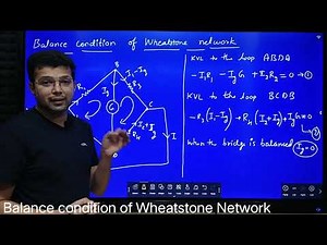 Balance condition of Wheatstone Bridge - Class 12 physics