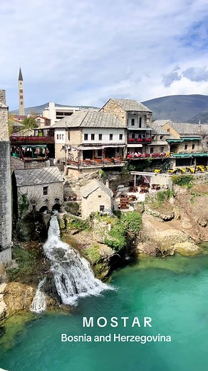 my favorite place that I have travelled to in the last year - mostar, bosnia and herzegovina. not only does it look like a fairytale town, but it has one of the richest histories. mostar was under ottoman rule for over 400 years, until the late 19th century when the austro-hungarians took over. it served as an important trade town between the adriatic and central bosnia - & the ottomans built the famous stari most (aka the old bridge) that overlooks the neretva river and the minaret of nearby ko