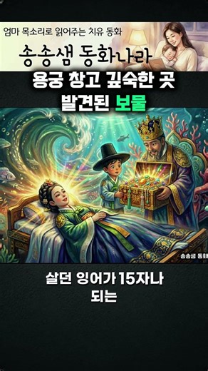 용왕의 딸을 살린 아이와 신비한 보물 이야기💛 [짐승말을 듣는 아이] 희귀 전래동화 - 풀버젼은 관련 영상에💛#수면동화 #수면음악 #동화책읽어주기 #동화영상 #동화책 #동화이야기