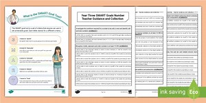 Year Three SMART Goals Number Teacher Guidance and Collection