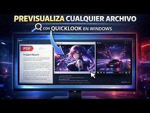 Previsualizar Archivos en Windows con QuickLook Gratis ⚡ Vista Rápida de Imágenes, Videos y Más 👍