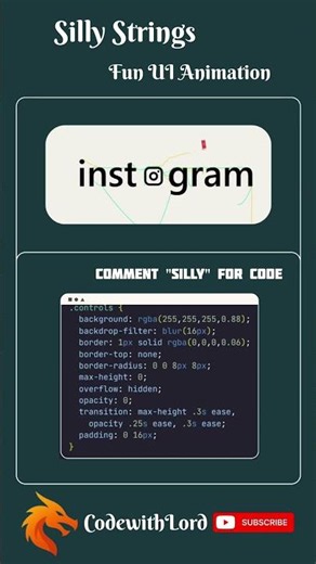 Amazing Silly Strings UI Animation with HTML CSS & JavaScript | Interactive Web Design Tutorial 🔥